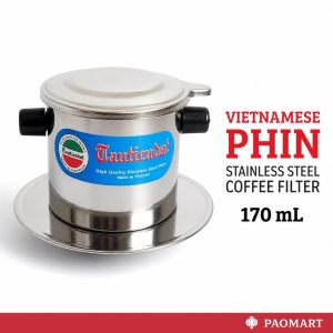 Tantiendat No. 7 Vietnamese Phin Coffee Filter 170mL – Stainless Steel Slow Drip Coffee Maker