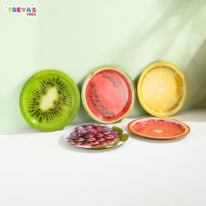 FR-C1235 Piring Buah Nampan Saji Bentuk Buah Tahan Karat Serbaguna / Wadah Piring Saji Fruit Plate
