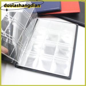 [Duola] 120 túi Album cho tiền xu Bộ sưu tập Cuốn sách trang trí nhà Album đồng xu Album chủ sở hữu bộ sưu tập Cuốn sách sổ lưu niệm hàng tăng gấp đôi Nga