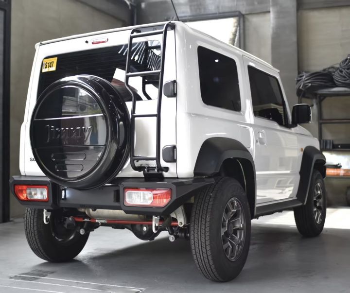 Suzuki Jimny 2019 to 2023 Ladder Rear Bumper SR Brand Thailland Made ...