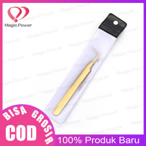 Pinset bulu mata palsu Stainless Steel Eyelash Tweezers Makeup Tweezers Pinset Bulu Mata