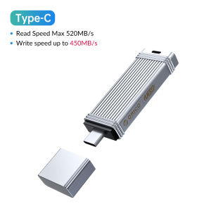 ORICO 100 MB/giây 520 MB/giây SSD USB FlashDrive USB di động C Pendrive 1TB Loại C ổ đĩa Thumb 1TB Pendrive usb3.2 Gen2 ổ lưu trữ
