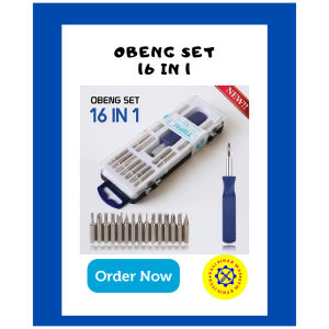 Obeng Set Obeng Hp Universal 16 In 1 Tools Obeng 16in1