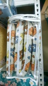 Folding Travelling Mattress Kids Cotton with PVC Case Bag