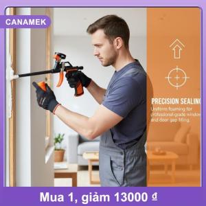 【CANAMEK】 Xây dựng lớp bọt phun cleanable mở rộng PU Sealant Applicator công cụ cho tường cửa sổ cửa crack sửa chữa