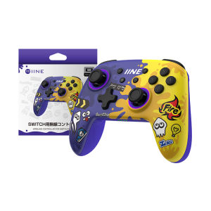 IINE Golden-Green Wireless Wake Up NFC Controller Compatible Nintendo Switch/OLED