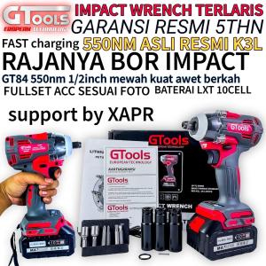 APR PRO STORE - Raja BOR impact wrench jumbo gtools gt33promax cvt 1800nm impek kuat mobil motor mesin truck xapr