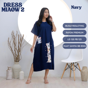 Quella fashion store daster karakter terbaru ld 115-120cm bahan rayon premium busui