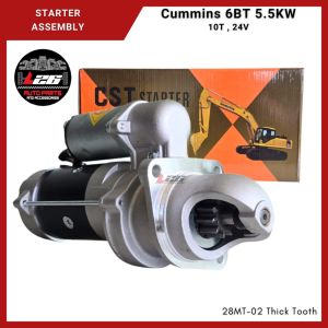 CUMMINS 6BT GEN SET STARTER ASSEMBLY 10TEETH 24V 5.5KW 28MT-02 Thick Tooth CST