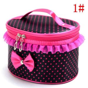 MAYIT Women Travel Organizer Multifunction Pouch Lace Makeup Bag Toiletry Cosmetic