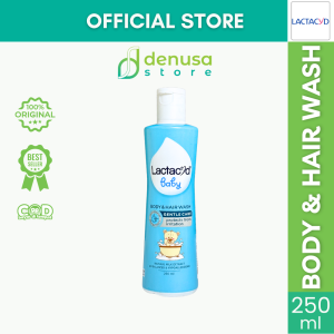 LACTACYD Baby Hair n Body Wash Gentle Care Extra Milky | Sabun Mandi Bayi Cair Untuk Kulit Sensitif