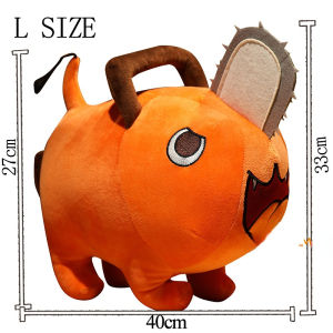 25/40cm Pochita Plush Chainsaw Chain Saw Man Cosplay Standing Orange Dog Stuffed Doll Japan Anime Stranger Plushie Kids Gift