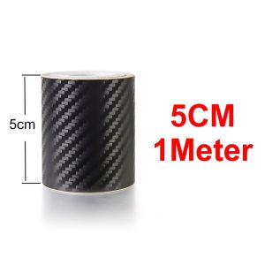 Stiker Mobil 3D Karbon Pelindung Mobil Protector Carbon Fiber Car Wrap Film Vynil 5/10cm x 1/3/10 Meter