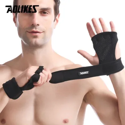 Găng Tay Tập Gym Hở Ngón Aolikes A-117 Găng Tay Tập Gym Thể Thao Nam Nữ Cao Cấp Chính Hãng - AL117