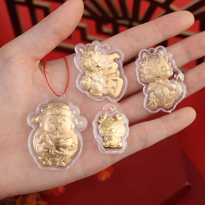 Rồng treo lòng thòng May Mắn Cầu Nguyện thời trang chuỗi khóa kim loại ...