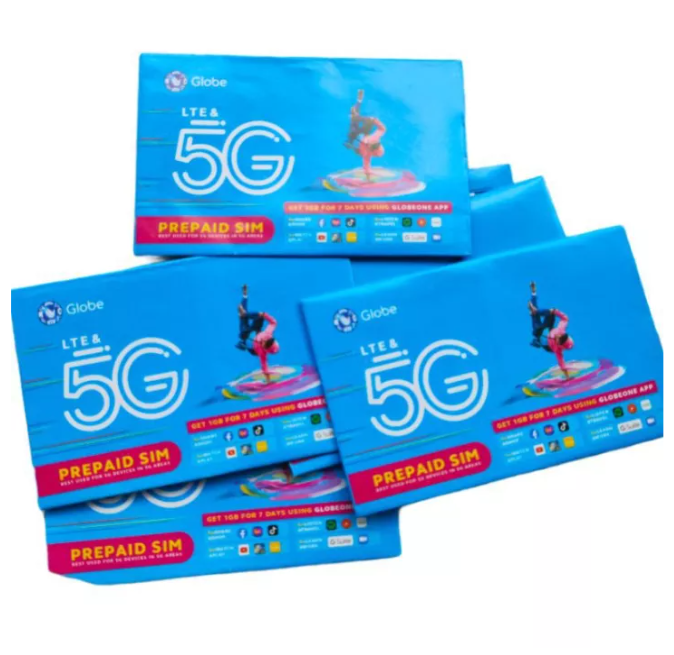 5g Lte Sim Card Dito Tm Globe Smart Tnt Tri Cut Prepaid Sim Cards