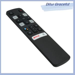 Ditur อะไหล่รีโมทคอนโทรลสำหรับ TCL RC802V FMR1 65P8S ทีวี49S6800FS 49S6510FS ทีวีรับสัญญาณทีวี