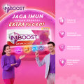 Imboost Extra Vit C & D3 Suplemen Tablet Daya Tahan Tubuh Non-Acidic Vitamin C isi  1 Strip 8 Kaplet. 