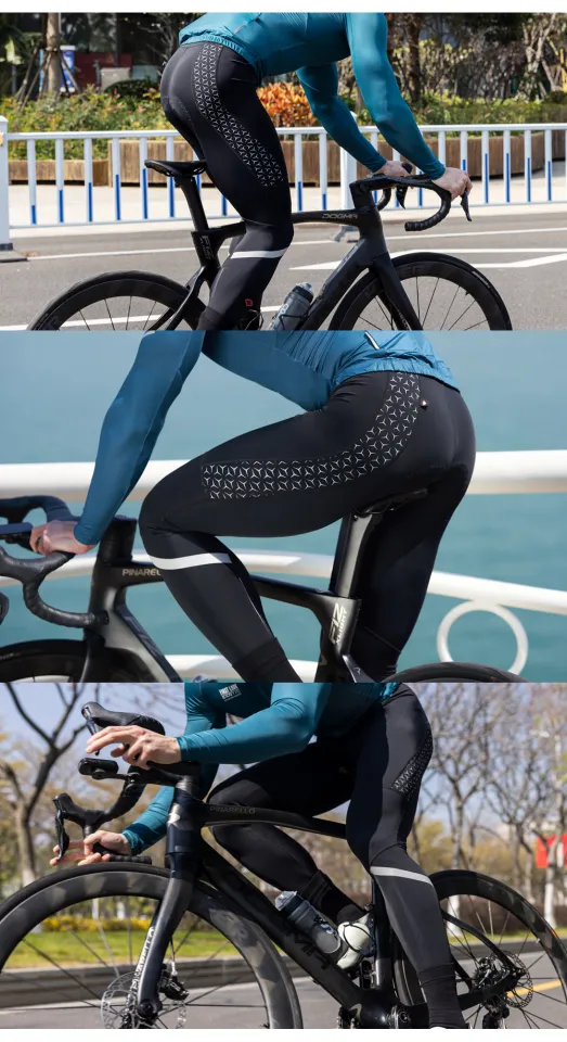 Santic Cycling Pants for Men Road Bike Long Pants 4D Padded MTB Bicycle  Pants Sports Breathable Bike Trousers M2C04143H