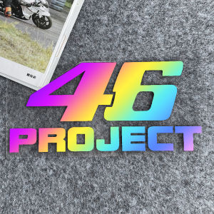 หมวกกันน็อกสติกเกอร์ติดมอเตอร์ไซค์หมายเลข46รถจักรยานยนต์ Rossi ทันสมัยสติกเกอร์เลเซอร์สีกันน้ำส่วนบุคคล