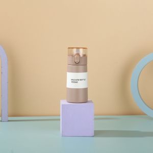 ZYJC SHOP 150/250ml Cốc giữ nhiệt mini Thép không gỉ Mở một nút bấm Cốc giữ nhiệt Đồ uống Có ống hút Cốc cách nhiệt có túi Trẻ em bé gái