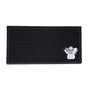 Anti Slip Barbershop Tatakan Meja Mat 45x30 / Tikar Penempatan Alat Tukang Cukur PVC