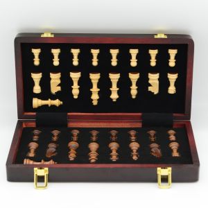 Luxury Magnetic Chess Set Traditional Wooden Folding Chess board Handwork Solid Wood Adult Kids Gift