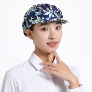 GENENIC Có thể điều chỉnh Mũ Lưỡi Trai nhà bếp Vải toàn bộ Chống rụng tóc Mũ làm việc Mũ phục vụ Vệ sinh Nắp chống bụi Bồi bàn