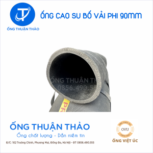 Ống cao su bố vải KT phi 90MM Nhập Khẩu - Ống Chống Phá Chống Nổ Việt Úc