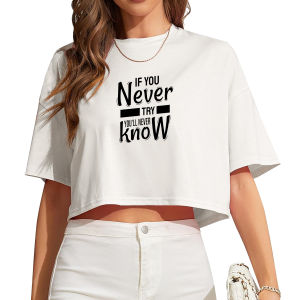 ( IF YOU NEVER TRY DESIGNS ) 2025 QUALITY TRENDY SEMI CROP TOP I LOOSE FIT I ONE SIZE FITS ALL ZUMBA WORKOUT SHIRT