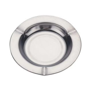 Tempat Asbak Rokok Bulat Stainless Steel Kotak Abu Rokok Ashtray Cigarette