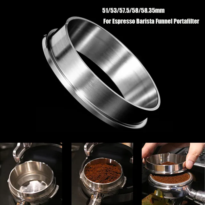NEOUZA%2051mm%2053mm%2058mm%20Stainless%20Steel%20Coffee%20Espresso%20Dosing%20Funnel%20Ring%20Catcher%20Fits%20for%20Espresso%20Barista%20%20Filter%20Basket%20Portafilter%20-%20Image%205