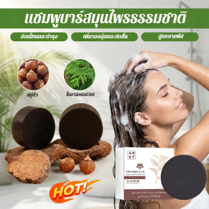 [เปลี่ยนผมหงอกเป็นผมดำใน 7 วัน] แชมพูสมุนไพร สบู่แชมพูโพลีโกนัม มัลติฟลอรัม สบู่แชมพูผมขาวเป็นผมดำ