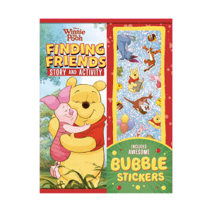Disney Winnie The Pooh Finding Friends Activity & Story Book Bubble Stickers