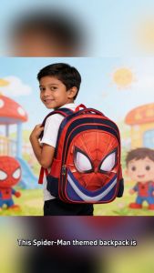 5 Style Cute Cartoon Character School backpack For Kids boy 2-6 Grade School bag Large Capacity Lightweight 11502#