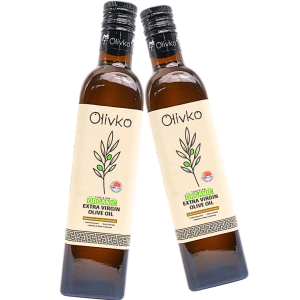 Tunisian Organic Extra Virgin Olive Oil Olivko 500ml Cold Extracted Minyak Zaitun Extra Dara Organik