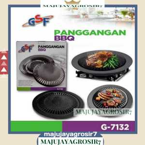 BBQ GSF G-7132 / PANGGANGAN BBQ GSF 7132 / BARBERQUE GSF ULTRA GRILL PLATE GSF / PANGGANGAN BULAT / PANGGANGAN KOMPOR ANTI LENGKET / ALAT PANGGANG BBQ GRILL PANGGANGAN BULAT ANTI LENGKET