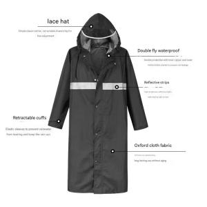 Raincoat long full body rainproof adult thick wear-resistant outdoor one-piece waterproof raincoat