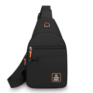 Large Capacity Chest Bag Crossbody Bag Single-shoulder Bag for Men Waterproof Adjustable Shoulder Strap Fashion