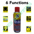 KING SFON Anti Rust Spray Lubricant 220ML Stops Squeaks Cleans and Protects Drives Out Moisture Loosens Rusted Parts. 