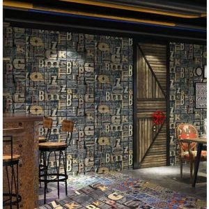 3D Brick Foam Wall Paper Sticker Dinding Adhesive Wall Decor Panel Waterproof Ceiling & Living Room Decor 3D Foam Wallpaper Dinding Besar