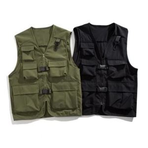 Summer Men Tactical Vest Coat Casual Photographer Waistcoat Mesh Work Sleeveless Multi Pockets Jacket Tools Pocket Cargo Vest2026