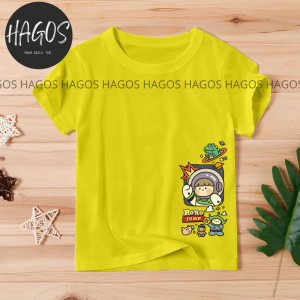 ATASAN KAOS BAJU TSHIRT ANAK LAKI PEREMPUAN KATUN LENGAN PENDEK DISTRO KIDS ROROJUMP ASTRONOT CUTE