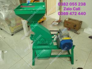 Máy nghiền thức ăn chăn nuôi 18 búa thế hệ mới nghiền ngô khoai sắn nghiền tre cho dúi