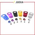 JUDIA ตัวยึดหม้อน้ำรถยนต์ตัวยึดถังทำความเย็นรถแข่งอุปกรณ์ดัดแปลงรถ. 