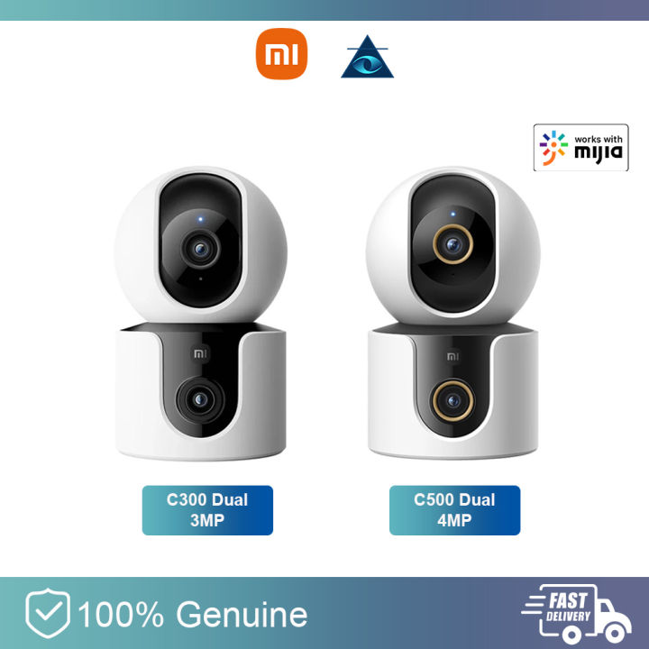 Xiaomi Mijia PTZ C300 C500 Dual Camera 3MP 4MP CCTV IP Camera 360