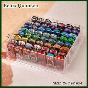 Eelux Mô hình xe hộp hiển thị 1 64 bãi đậu xe Acrylic mô hình cảnh Đồ chơi thiết lập quà tặng cho trẻ em Bộ sưu tập (không có xe ô tô)