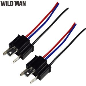 Xe Bộ phận chiếu sáng 9003 H4 Đui bóng đèn nam Adapter cho đèn pha và kết nối đèn sương mù Dễ dàng cài đặt