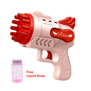 Bubble Machine Dream Camera Toy Bubble Gun Water Gun Battery Operated Outdoor Continuous Buble Release Buih Riben Mesin Music Light Toy
