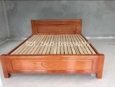 giường ngủ gỗ xoan đào 1m6x2m1m8x2m